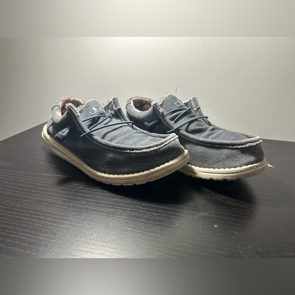 Hey Dude Wally Stretch Slip-On Navy Blue Men’s Size 9